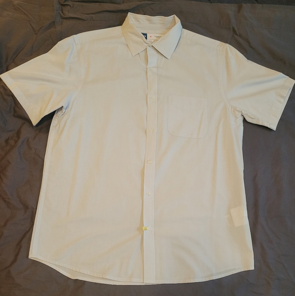 Old Navy Men's Casual Button Down Shirt - Cloud Blue